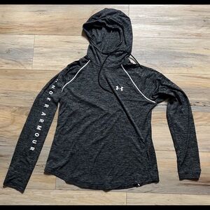 Womens Medium - Under Armour Hoodie - Heat Gear - Pullover - Black